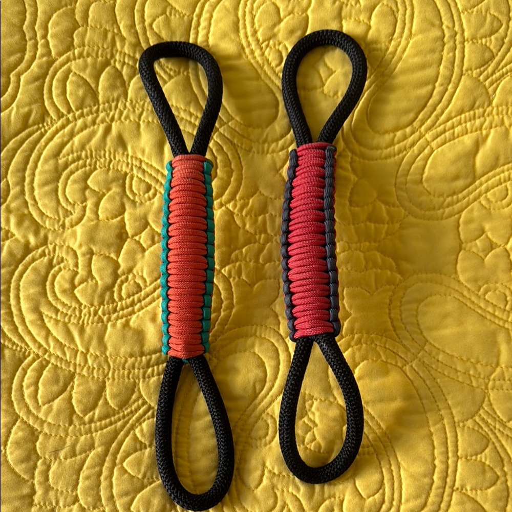 Handmade Braided Rope Travel Mug Handles - Picture 2 of 4